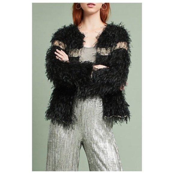 Anthropologie Sweaters - Anthropologie Diktons Metallic Cozy Cardigan